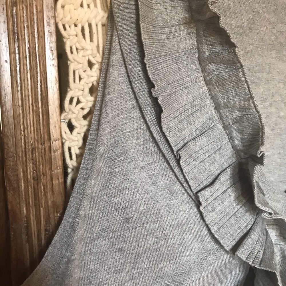 BCBG Ruffle Sweater Tank - Picture 2 of 5